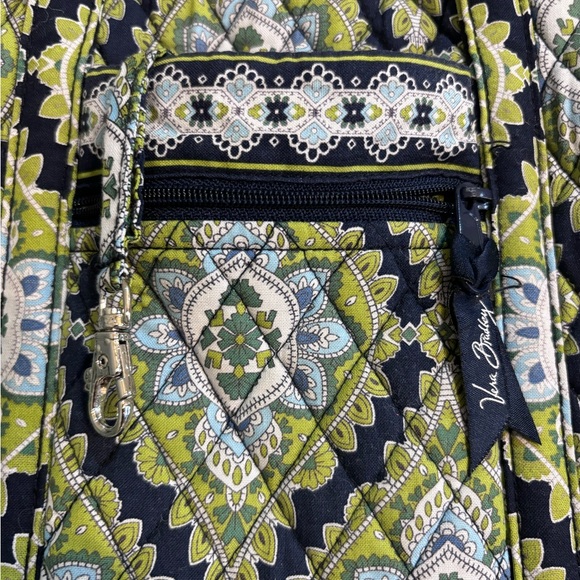 Vera Bradley womens Cambridge quilted laptop bag green - Picture 2 of 6